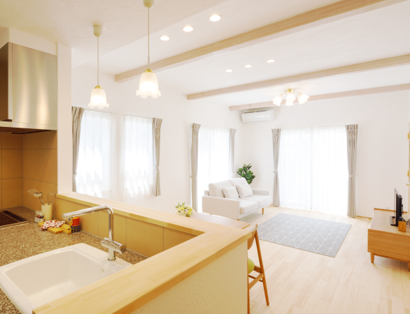 素材にこだわった無添加住宅